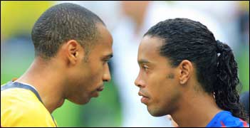 henry  vs   ronaldinho